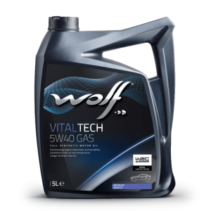 Моторна олива WOLF VITALTECH GAS 5W-40, 5 літрів