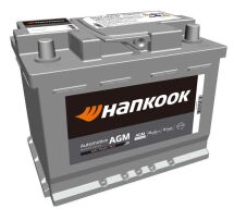 Акумулятор Hankook 12В AGM Start-Stop 60Ач 680A(EN) R+
