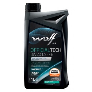 Моторна олива WOLF OFFICIALTECH LS-FE 0W-20, 1 літр