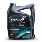 Моторное масло WOLF OFFICIALTECH C2/C3 P/RN 5W-30, 5 литров