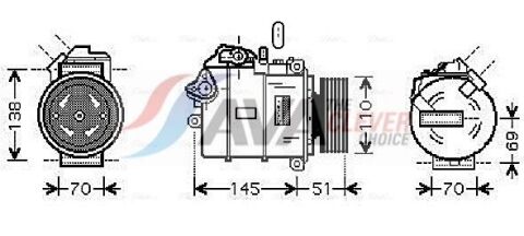 BMW Компресор кондиціонера 3 (E90) 04-