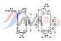 DB Масляний радіатор (без корпуса) C-class W203/204,E-class W211/212, W164/166, W221/222, Sprinter, Vito, Chrysler 300C, фото 1 - интернет-магазин Auto-Mechanic
