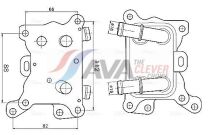 Оливний радіатор (без корпусу) Mercedes-Benz A-Class (W177) 2018–, B-Class Sports Tourer (W247) 2018–, GLA (H247) 2020–, Renault, Nissan, Mitsubishi Оливний радіатор (без корпусу) Mercedes-Benz A-Class (W177) 2018–, B-Class Sports Tourer (W247) 2018–, GLA (H247) 2020–, Renault, Nissan, Mitsubishi