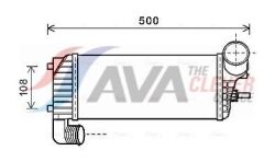 FORD Інтеркулер C-MAX II 1.5, 1.6 10-, FOCUS III 1.5, 1.6 10-