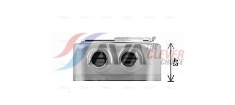 FORD Оливний радіатор (без корпуса) FOCUS III 2.0 12-, 2.3 15-, FOCUS IV 2.3 19-, MONDEO IV 2.0 10-, S-MAX 2.0 10-, JAGUAR, LAND ROVER, VOLVO