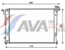 HYUNDAI Радіатор системи охолодження двигуна ix35 1.6, 2.0 09- HYUNDAI Радіатор системи охолодження двигуна ix35 1.6, 2.0 09-