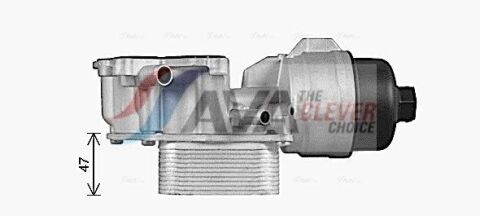MINI Оливний радіатор (з корпусом) 06-, CITROEN, OPEL, VAUXHALL, PEUGEOT MINI Оливний радіатор (з корпусом) 06-, CITROEN, OPEL, VAUXHALL, PEUGEOT