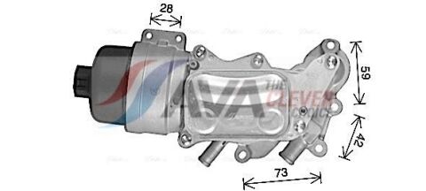 MINI Оливний радіатор (з корпусом) 06-, CITROEN, OPEL, VAUXHALL, PEUGEOT MINI Оливний радіатор (з корпусом) 06-, CITROEN, OPEL, VAUXHALL, PEUGEOT