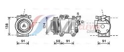 NISSAN Компрессор кондиц. NT400 14-, PATHFINDER III 2.5 05-