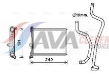Радіатор опалення Nissan Leaf 2011–, Juke 1.6 2010–, Cube 1.5, 1.6 2009–