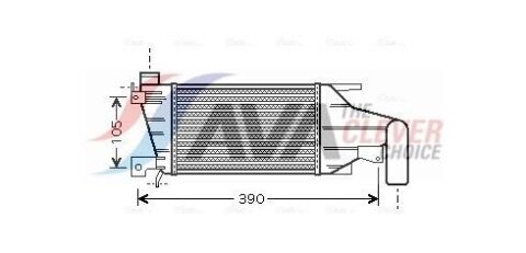 OPEL Інтеркулер Astra H 1.7CDTI 04- OPEL Інтеркулер Astra H 1.7CDTI 04-