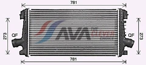 OPEL Інтеркулер INSIGNIA A 2.0 11- OPEL Інтеркулер INSIGNIA A 2.0 11-