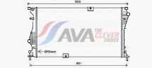 RENAULT Радіатор сист. охолодження двиг. Trafic II, Opel Vivaro 2.0dCi/CDTi 06-