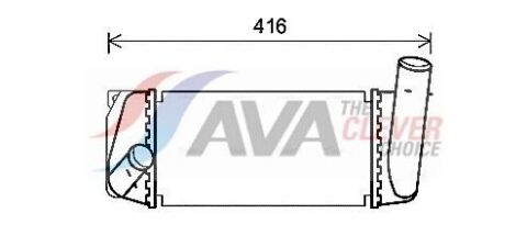 TOYOTA Інтеркулер AURIS 1.4 D-4D 12-, COROLLA 1.4 D-4D 06- TOYOTA Інтеркулер AURIS 1.4 D-4D 12-, COROLLA 1.4 D-4D 06-