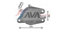 Масляный радиатор (без корпуса) Toyota RAV 4 III 2.0 4WD 08–, IV 12–