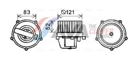 VW Вентилятор салона T4 VW Вентилятор салона T4