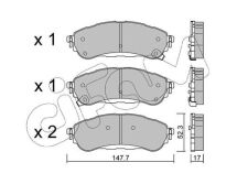 Колодки тормозные задние Ford Ranger (TKE) 2.0 EcoBlue 4x4