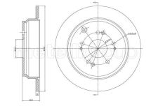 HONDA гальмівний диск задній CR-V III 07-