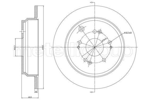 HONDA тормозной диск задний CR-V III 07- тормозной диск задний CR-V III 07- HONDA тормозной диск задний CR-V III 07- тормозной диск задний CR-V III 07-