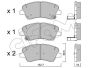 KIA колодки гальм. передн. Rio 17-, HYUNDAI ACCENT V (HC) 1.4 18-, фото 1 - інтерент-магазин Auto-Mechanic