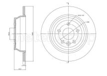 Диск гальмівний задній Land Rover Freelander 2,0-2,2 2014-