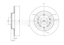 Тормозной диск задний Mazda CX-3 (DK) 1.5/2.0 SKYACTIV-D 15–