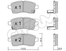 Комплект гальмівних колодок Suzuki Ignis III (MF) 1.2 Hybrid 16–