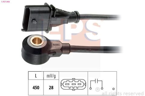 OPEL Датчик детонації ASTRA G 2.0 98-05, VECTRA B 1.8 00-03 OPEL Датчик детонації ASTRA G 2.0 98-05, VECTRA B 1.8 00-03
