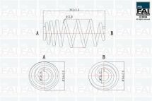 Пружина задня Opel Meriva B 2004– Пружина задня Opel Meriva B 2004–
