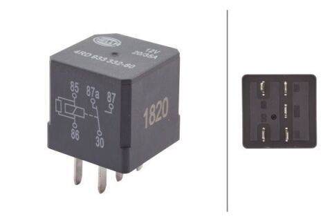 Реле багатофункціональне 12V, 20A/35A, 5 -пол. Реле багатофункціональне 12V, 20A/35A, 5 -пол.