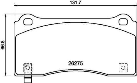 PAGID TESLA Колодки гальм. передні Model 3/Y PAGID TESLA Колодки гальм. передні Model 3/Y