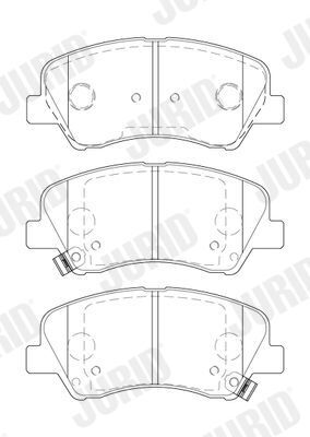 KIA колодки гальм. передн. Rio 17-, HYUNDAI ACCENT V (HC) 1.4 18- KIA колодки гальм. передн. Rio 17-, HYUNDAI ACCENT V (HC) 1.4 18-