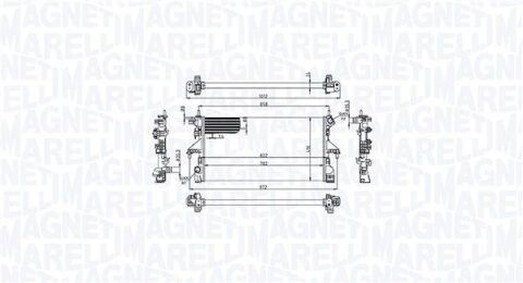 FIAT Радіатор сист. охолодження DUCATO 2,3 D 11- FIAT Радіатор сист. охолодження DUCATO 2,3 D 11-