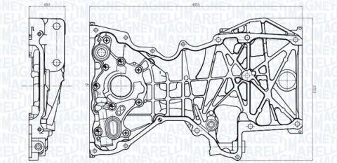 HONDA Оливний насос CIVIC IX Ліфтбек 1.8 11-, CIVIC VIII 1.8 05-, FR-V 1.8 07-, STREAM 1.8 Vtec 05- HONDA Оливний насос CIVIC IX Ліфтбек 1.8 11-, CIVIC VIII 1.8 05-, FR-V 1.8 07-, STREAM 1.8 Vtec 05-