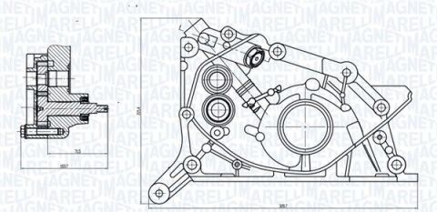 HYUNDAI Помпа масла H100 2.5D, Mitsubishi Pajero Sport HYUNDAI Помпа масла H100 2.5D, Mitsubishi Pajero Sport