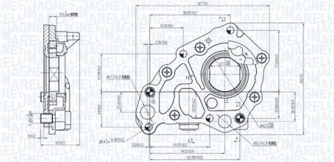 MAZDA Оливний насос 2 1.3, 1.5 07-, 3 1.3, 1.6 03- MAZDA Оливний насос 2 1.3, 1.5 07-, 3 1.3, 1.6 03-