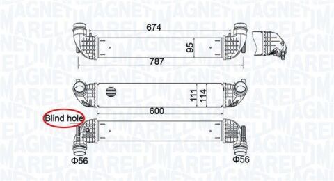 OPEL Інтеркулер ASTRA K 1.6 15- OPEL Інтеркулер ASTRA K 1.6 15-