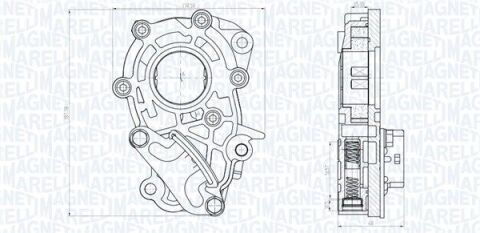 OPEL Оливний насос INSIGNIA A 08-, VECTRA C 05-, CADILLAC, SAAB