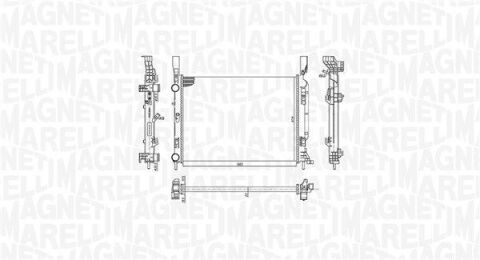 RENAULT радіатор охолодження Kangoo 1.2/1.5dCi/1.6 08-,DB Citan 12- RENAULT радіатор охолодження Kangoo 1.2/1.5dCi/1.6 08-,DB Citan 12-