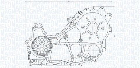 TOYOTA Оливний насос HILUX VII 2.5 D 4WD 05-15, DYNA 2.5 01- TOYOTA Оливний насос HILUX VII 2.5 D 4WD 05-15, DYNA 2.5 01-