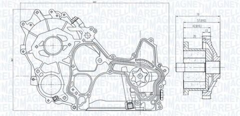 TOYOTA Оливний насос HILUX VII 3.0 05-15, DYNA 3.0 01- TOYOTA Оливний насос HILUX VII 3.0 05-15, DYNA 3.0 01-