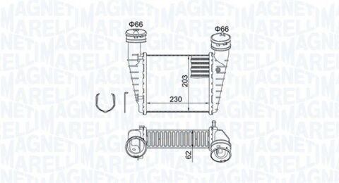 VW Інтеркулер Passat, Skoda SuperB I 1.9/2.0TDI 01- VW Інтеркулер Passat, Skoda SuperB I 1.9/2.0TDI 01-