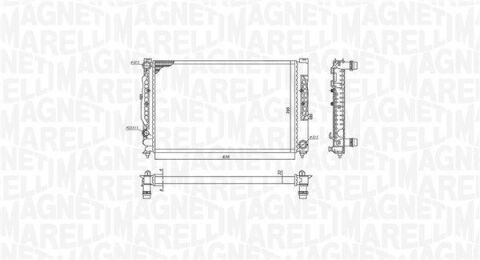 VW Радіатор охолодження Audi A4/6,Passat,Skoda SuperB I 2.5TDI/2.8 VW Радіатор охолодження Audi A4/6,Passat,Skoda SuperB I 2.5TDI/2.8