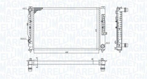 VW Радіатор охолодження Audi A4/6,Passat,Skoda SuperB I 2.5TDI/2.8 VW Радіатор охолодження Audi A4/6,Passat,Skoda SuperB I 2.5TDI/2.8