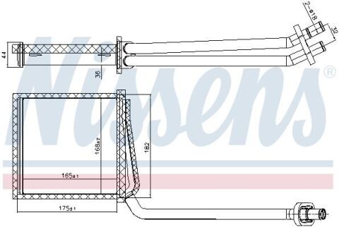 DB Радіатор опалення A-CLASS (W168), VANEO (414) DB Радіатор опалення A-CLASS (W168), VANEO (414)