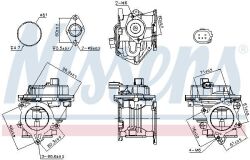 Клапан возврата ВГ (EGR) Volkswagen Amarok 2.0 2010–, Crafter 2011–, Audi