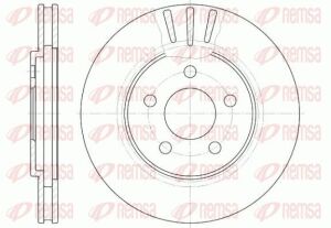 Диск тормозной Chrysler Stratus (JA) 2.0 LE 95-01