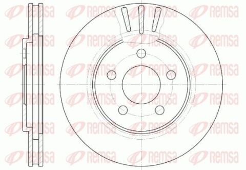 Диск тормозной Chrysler Stratus (JA) 2.0 LE 95-01