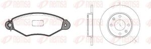 CITROEN К-кт гальм. колодки 0643.00 + диски 6535.00 XSARA (N1) 1.9 D 98-05