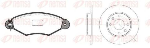 CITROEN К-кт гальм. колодки 0643.00 + диски 6535.00 XSARA (N1) 1.9 D 98-05 CITROEN К-кт гальм. колодки 0643.00 + диски 6535.00 XSARA (N1) 1.9 D 98-05